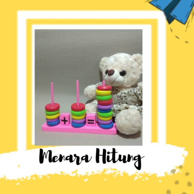 017. Mainan Edukatif-Menara Hitung/Donat Hitung