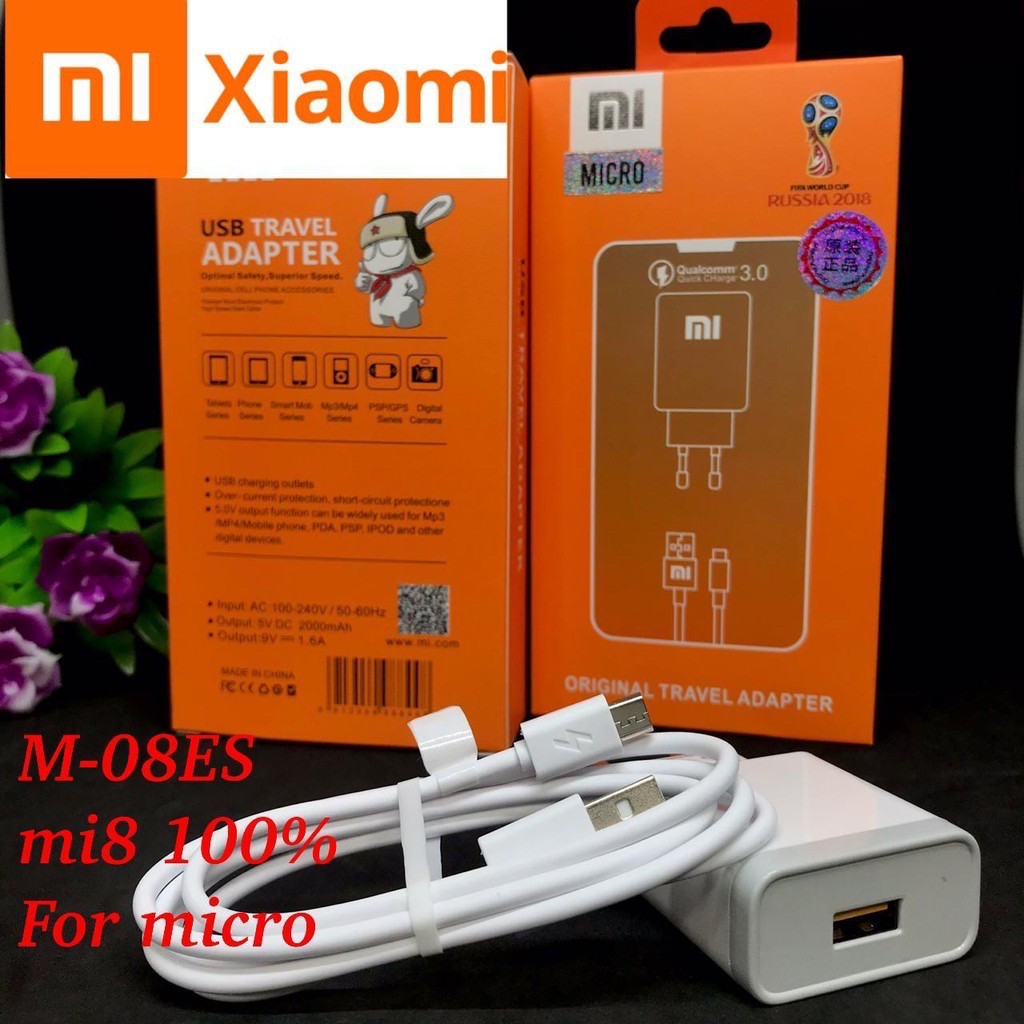 ORI 99 MDY08EI CHARGER XIAOMI MICRO USB NF ALL TIPE HP 2A