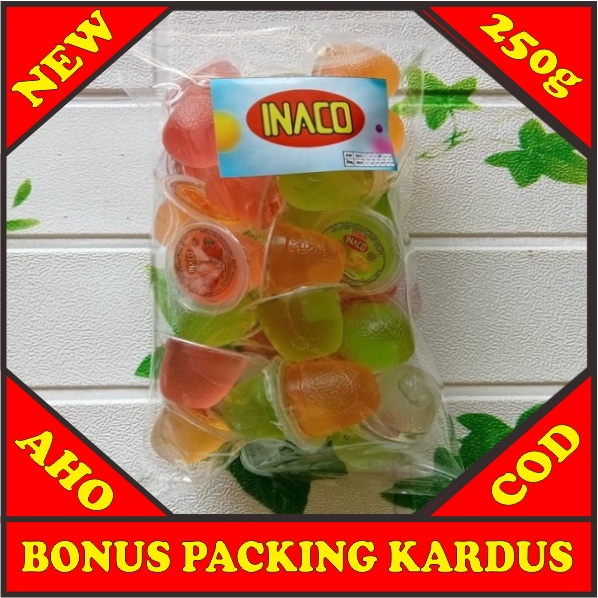 

Inaco Jelly Mini Rasa Buah-Buahan Segar 250gr - Aho Snack