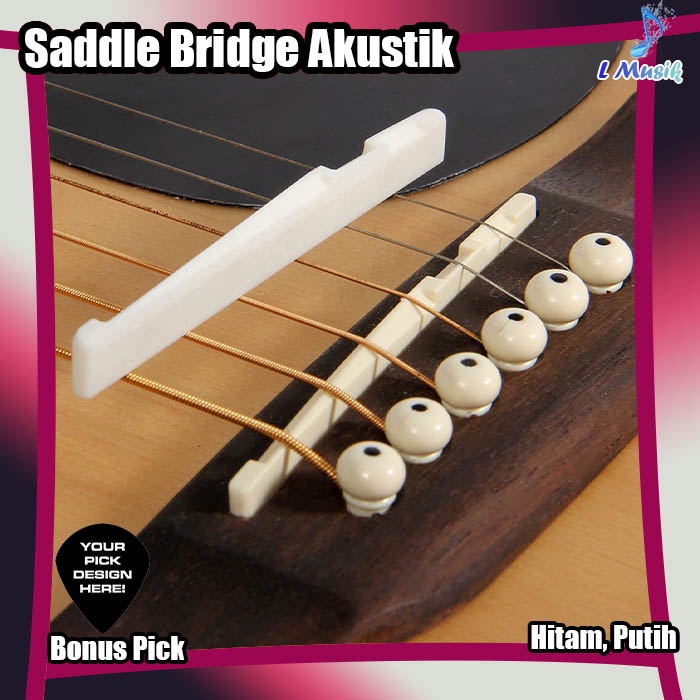 ACCOUSTIC NUT SADDLE PIN GITAR AKUSTIK