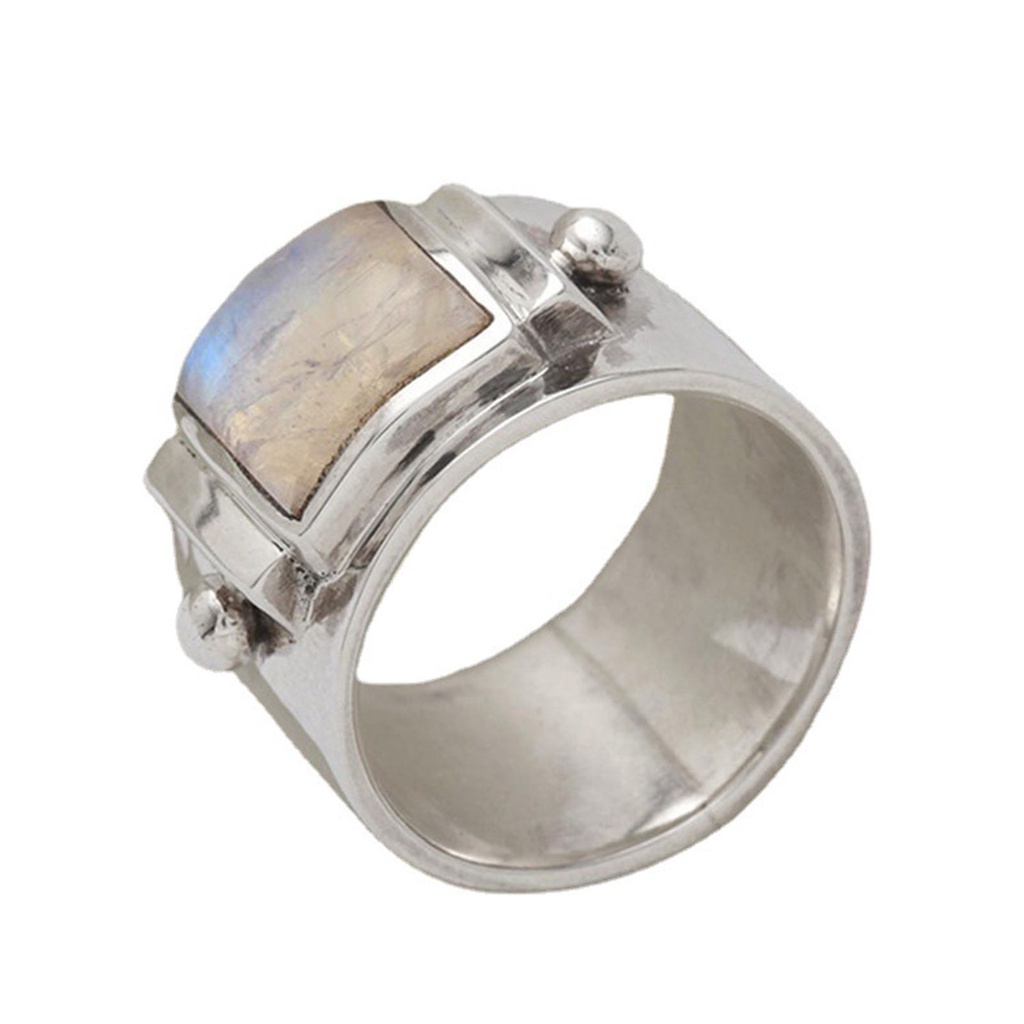 Hu Hu Hu Hu Hu Alat Bantu Pasang Kacamata♡ Cincin Wanita Bahan Alloy Hias Batu Gaya Vintage Untuk Pernikahan