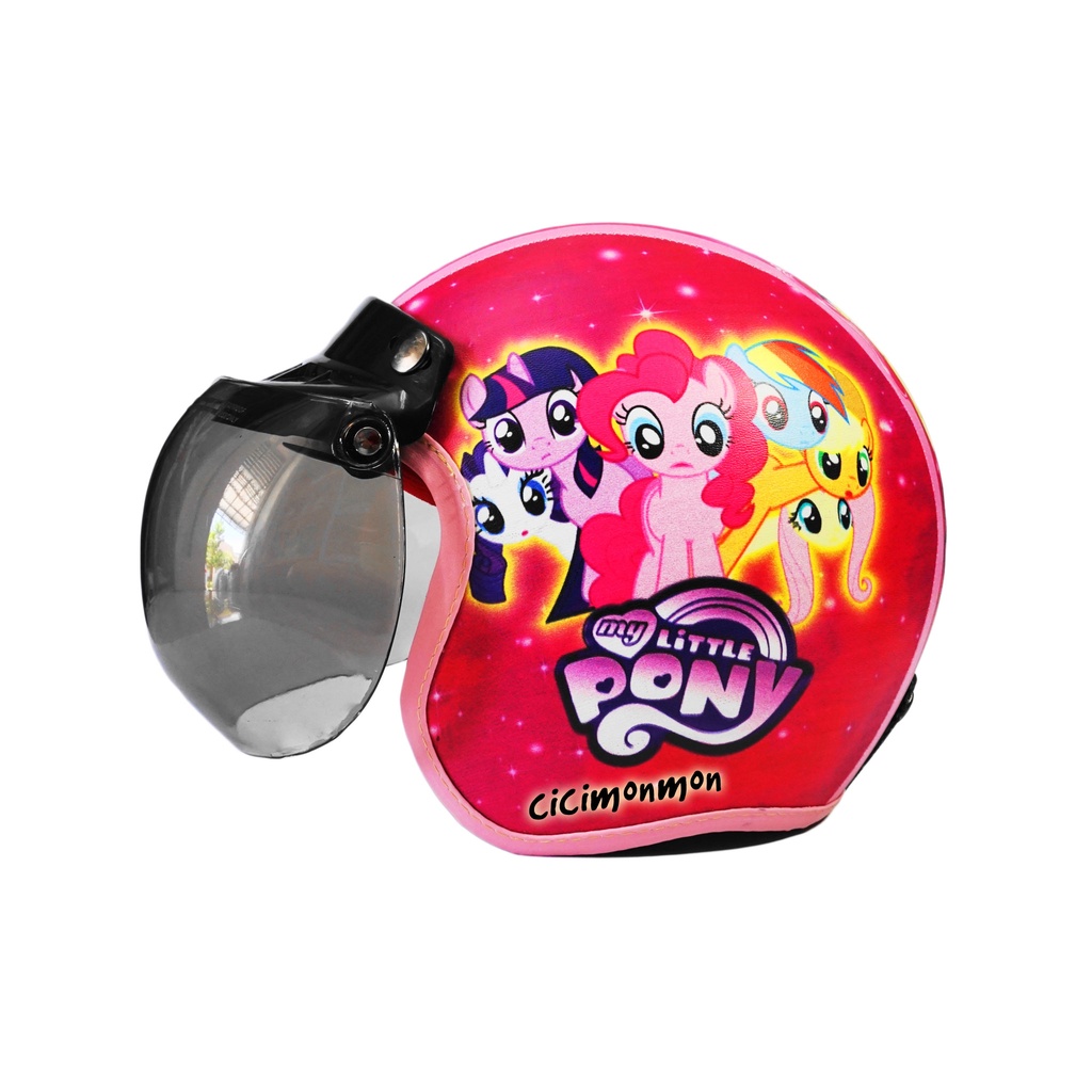 Helm Anak Gadis Model Bogo Karakter My Little Pony