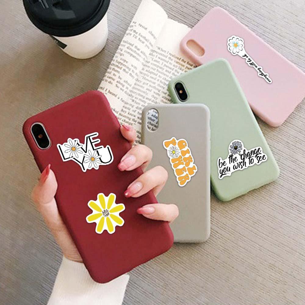 Lanfy Bunga Aster Stiker Note Album Koper Dekorasi Alat Tulis Stiker Gitar Stiker Handphone Quotes Inspiratif Decals