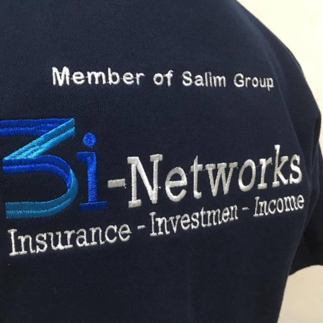 Kaos Polo Shirt CAR 3i Networks Navy Kaos 3i networks salim grup Kaos 3i networks