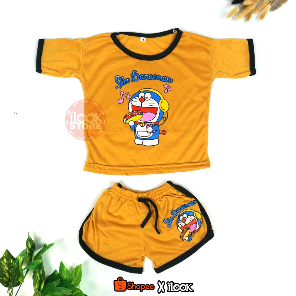 ilook | Setelan Cupa Cupa Karakter | Set Anak Balita Karakter | Setelan Playset | Setelan Anak Unisex