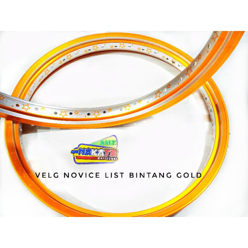 velg novice list bintang gold velg motor ring 17 novice list bintang velg motor novice ring 17