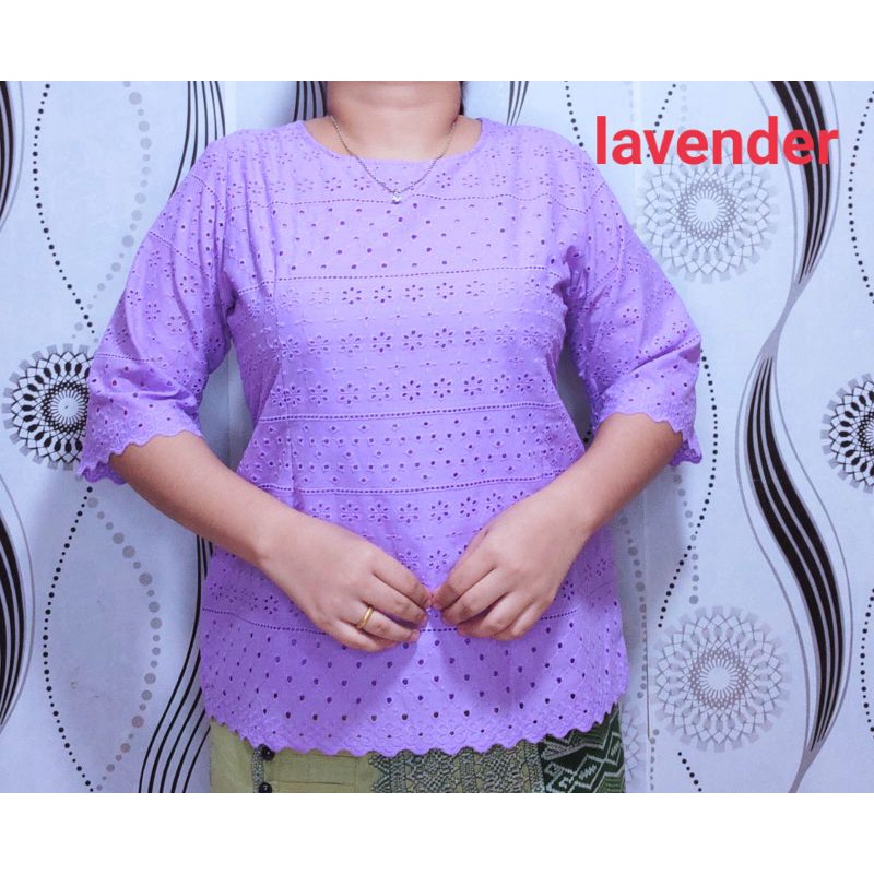 BLOUSE KATUN BOLONG