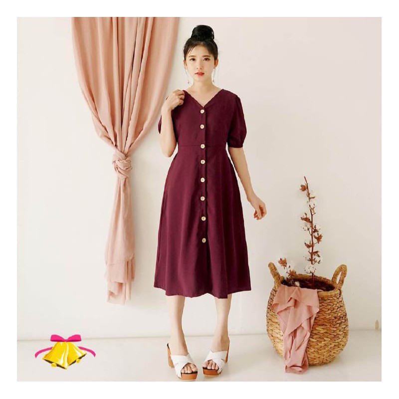 DRESS RENATA / PAKAIAN WANITA / DRESS WANITA