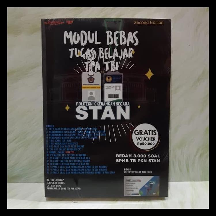 Original Modul Bebas Tugas Belajar Tubel Buku Soal D3 Khusus D4 Spmb Pkn Stan Shopee Indonesia
