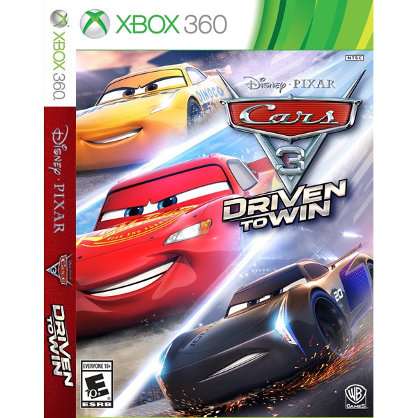 Game Disney Pixar Cars 3 Driven To Win XBOX 360 for Jtag/RGH (Game Data DVD Kaset)