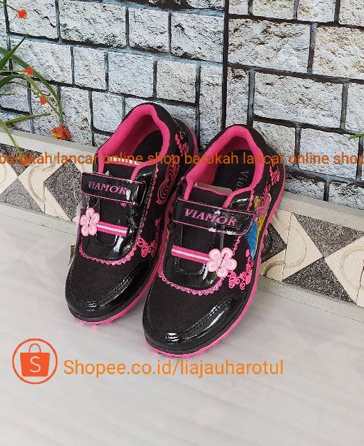 SEPATU FROZEN ANAK TK LUCU PINK SIZE 26-30 SPORTY