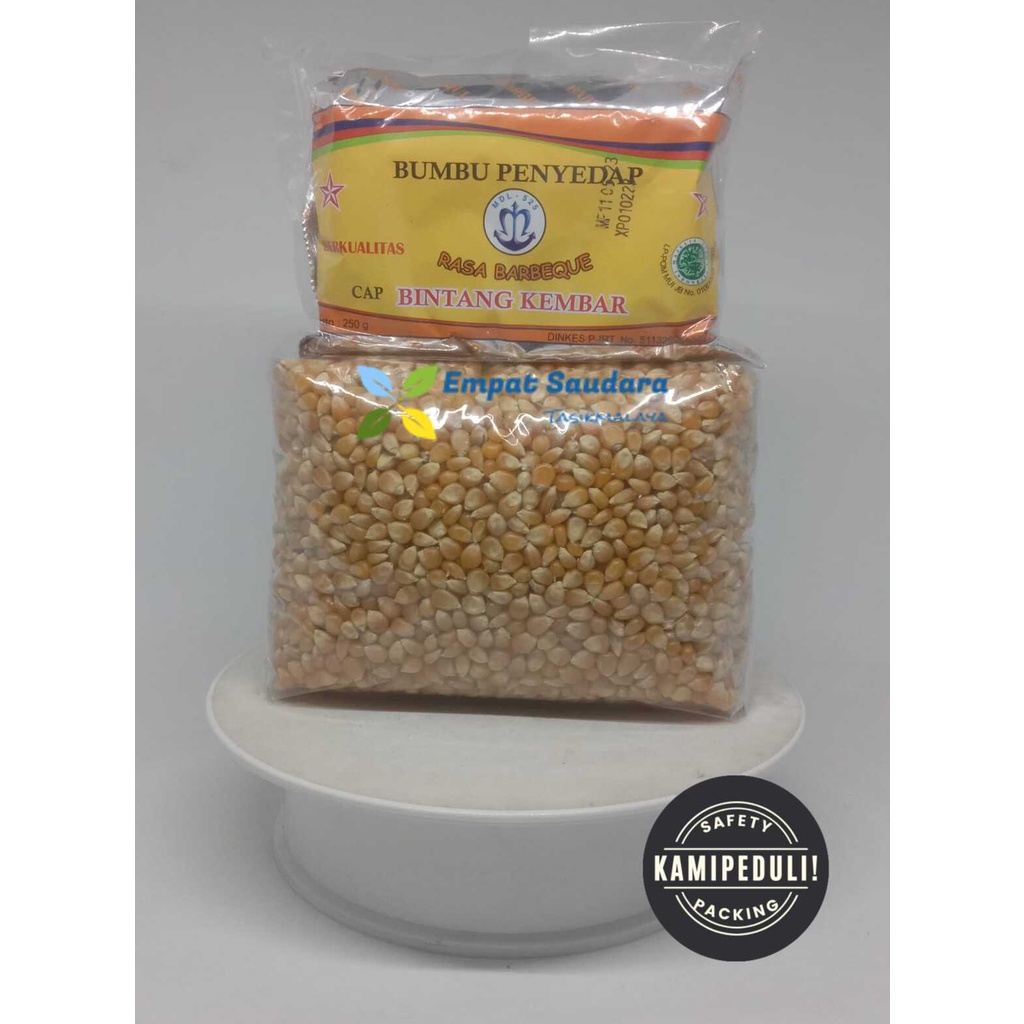 

(PAKET HEMAT} JAGUNG POPCORN 1 KG DAN BUMBU TABUR BARBEQUE 250 GRAM