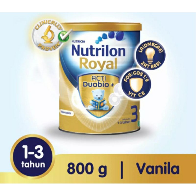 NUTRILON ROYAL 3 / 4 ACTI DUOBIO VANILA / MADU 800gr