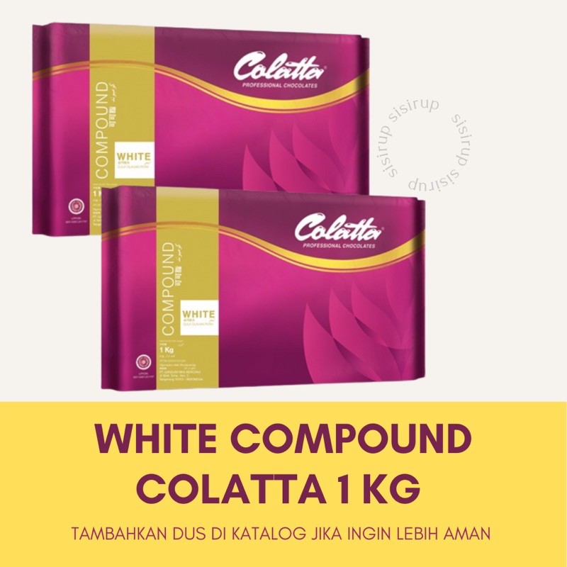 White Compound Colatta 1 KG / White Chocolate / Colatta