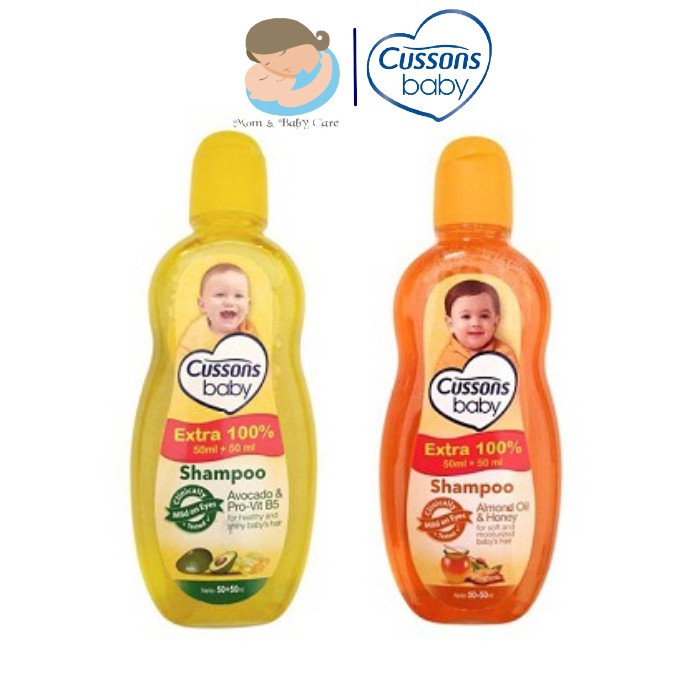 Cussons Baby Shampoo 50ml + 50ml / Extra Free Refill 100% / Shampo Bayi