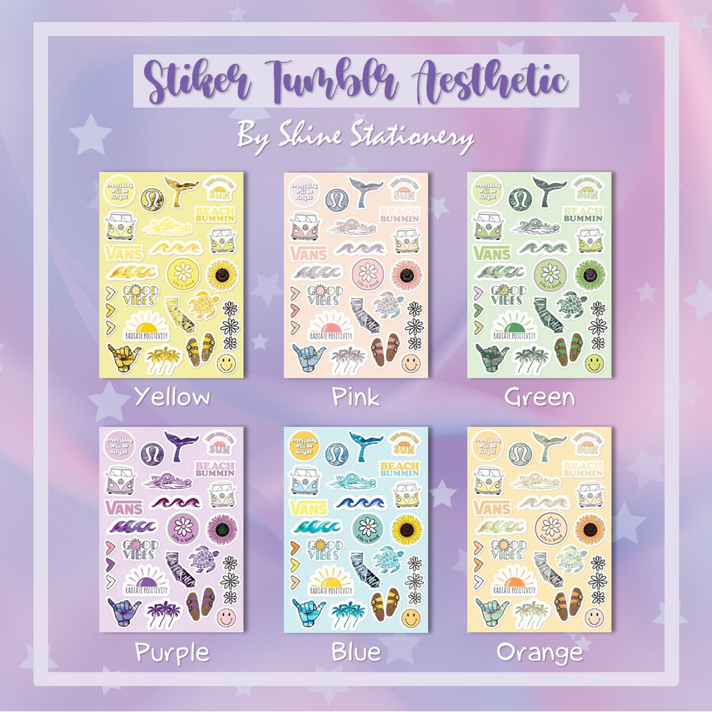 

STIKER TUMBLR AESTHETIC MURAH & BERKUALITAS (Case HP, Scrap Book, Note, Laptop, dll)