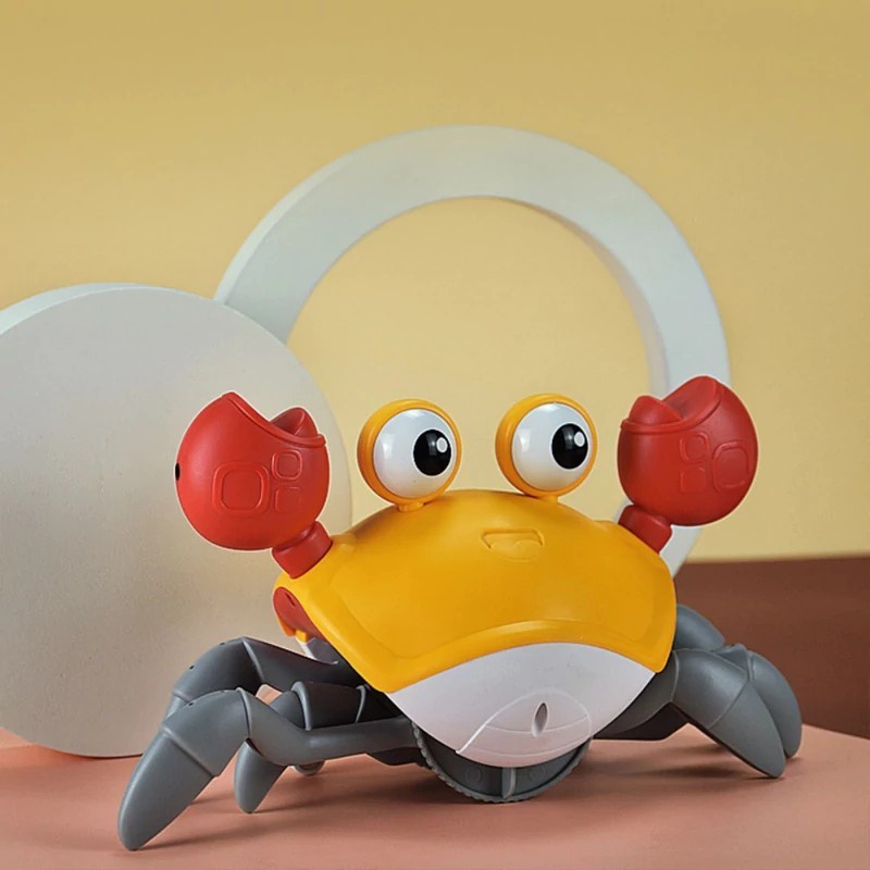 Mainan SImulasi Anak Boneka Kepiting Berjalan - Walking Toy Crab