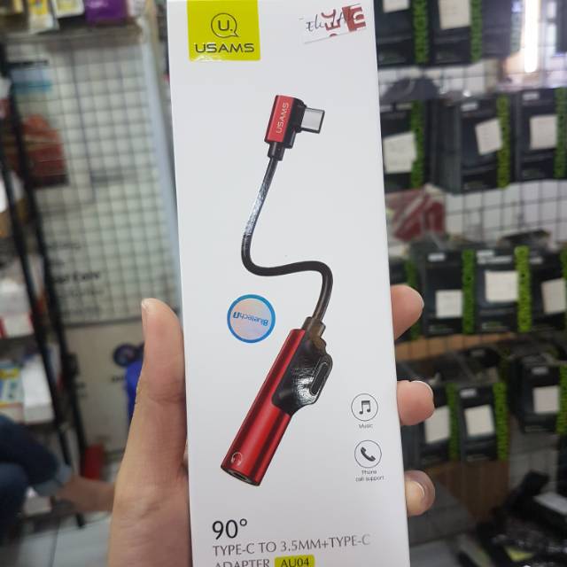 Kabel Jack Audio Type C To 3.5MM Type C USB C Adapter Usams