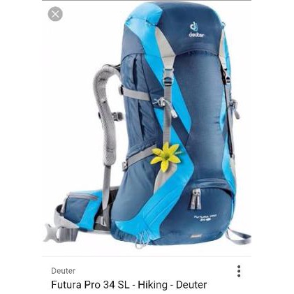 Dijual Tas ransel gunung keril outdoor Deuter Futura Pro 34SL Diskon