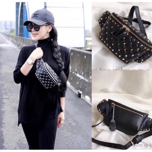Tas syr/tas selempang/tas syahrini/tas premium/tas wanita/tas cewek/bum bag/belt bag/tas pinggang