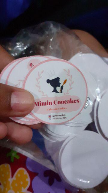 Sticker Logo Makanan Bulat (kngslm01)
