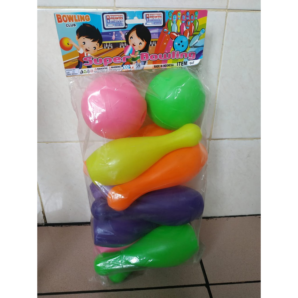 Mainan Bola Bowling Besar Super Bowling