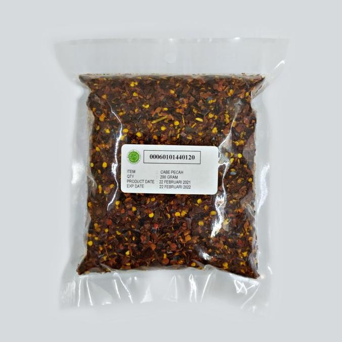 

bumbu CABE PECAH / CHILI FLAKE 200 GR 100% ASLI