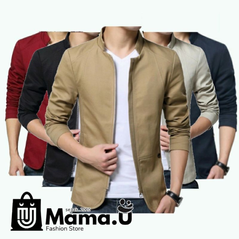 Jas Blazer Pria Korea Jaket Santri  Jas Koko Keren Kekinian