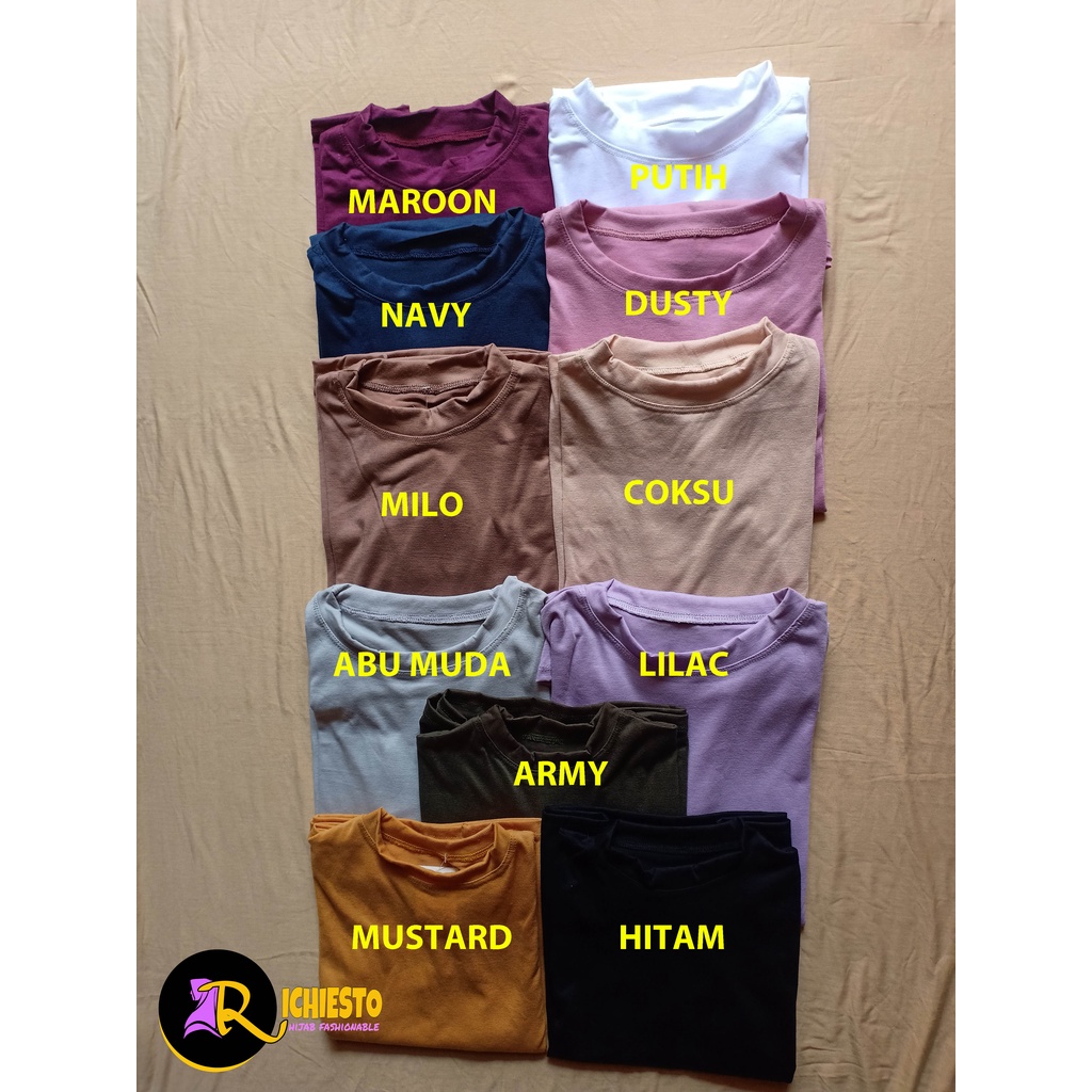 Manset Baju Inner Daleman Lengan Panjang Spandex Premium / Manset Kaos Termurah