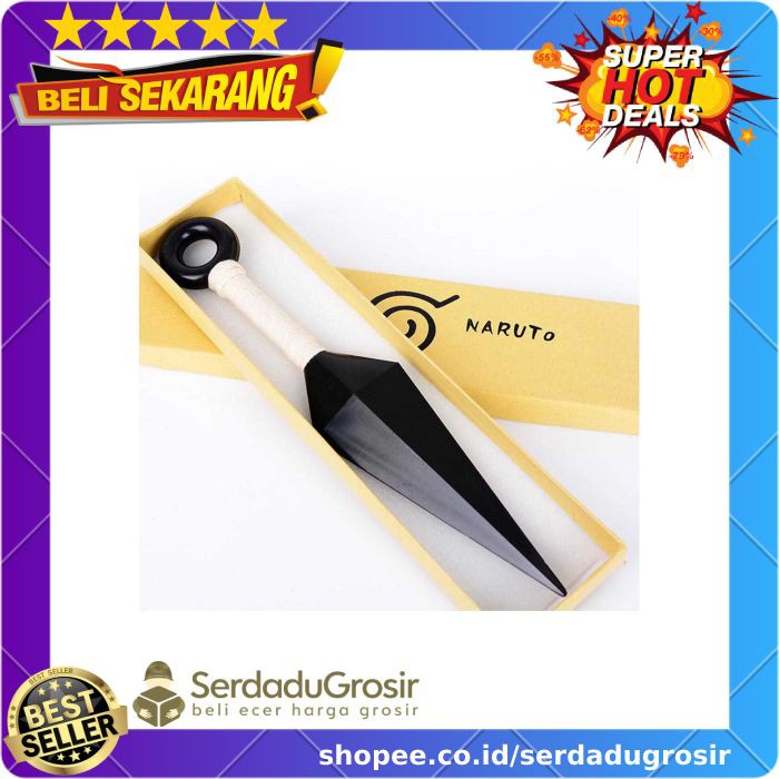 Mainan Kunai NARUTO Pisau Kunai Plastik Ninja Naruto Cosplay