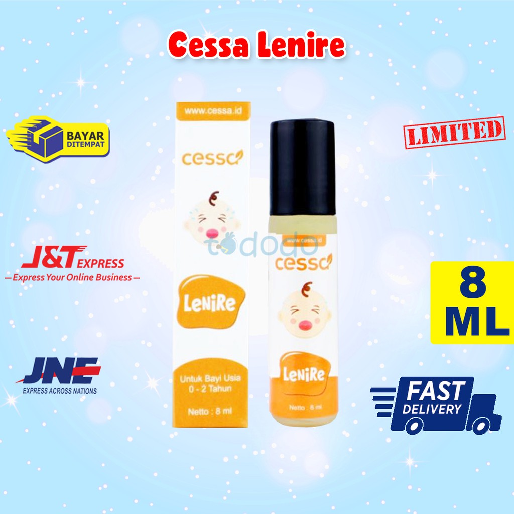 Cessa Lenire 8 ml - Essential Oil untuk Bayi Rewel