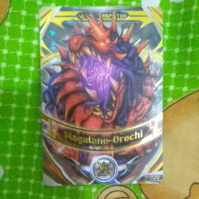Kartu ultraman fusion fight ur kaiju ver.3 no.20 Magatano Orochi