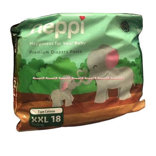 Neppi Premium Diapers Pants XXL18 Popok Celana Nepi Untuk Bayi Anak Extra Large XXL 18 Neppy Diaper Pant