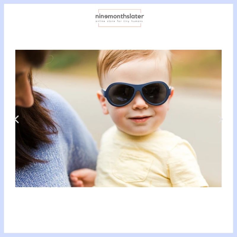 Babiators Two Tone Aviator Kacamata Hitam Anak Bayi Balita Toddler Sunnies Sunglasses Anti UV