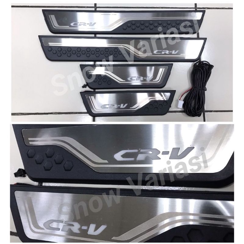 Sillplate samping side scuff plate all new crv turbo 2017 activo lampu jsl