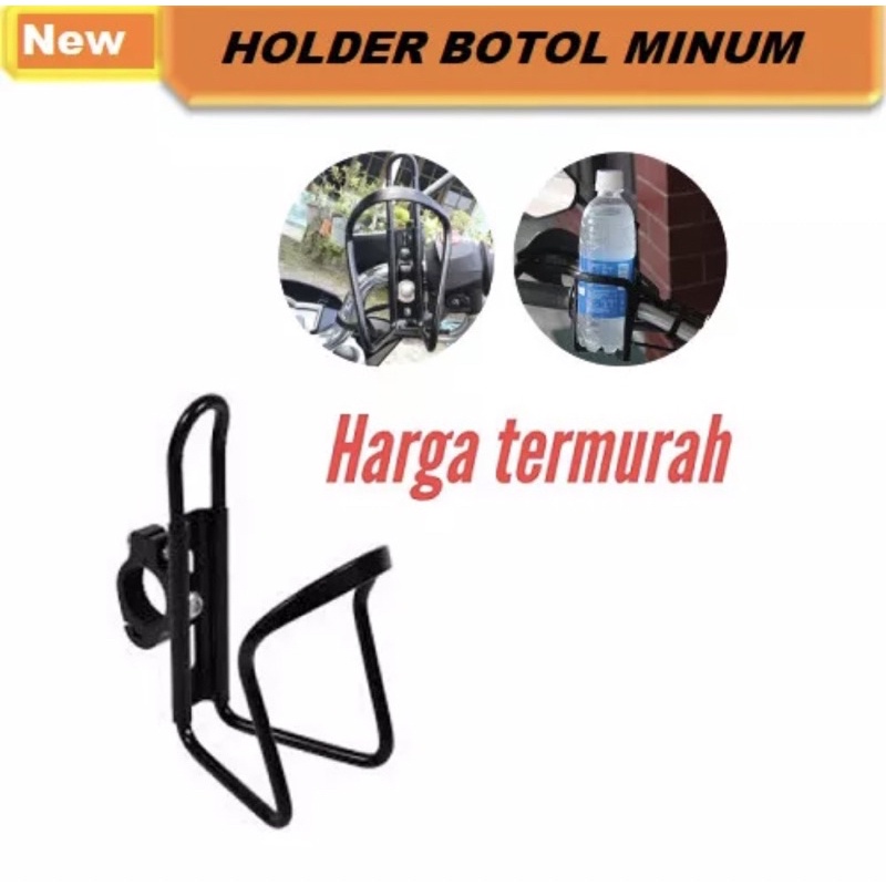 Holder Botol Air Minum Sepeda atau Motor Lengkap Bracket Dudukan Holder