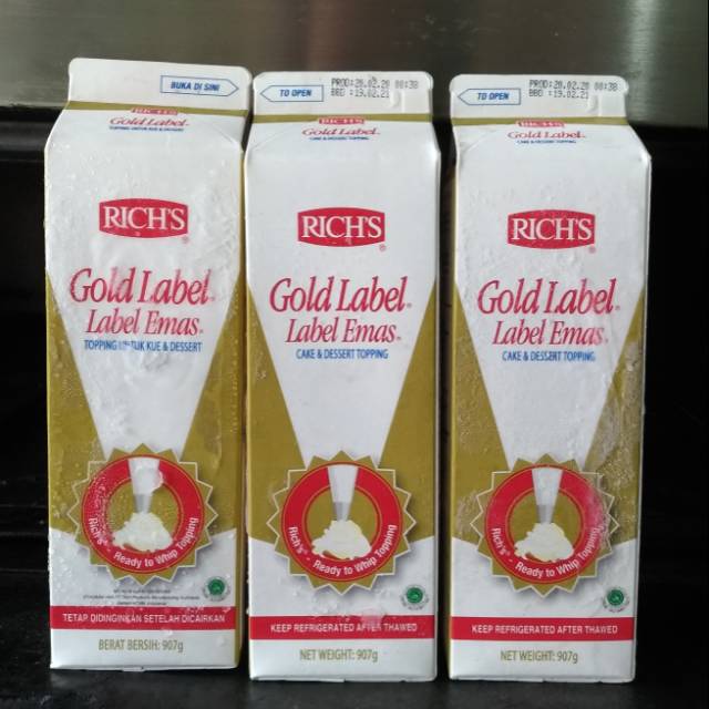 

Gold label rich