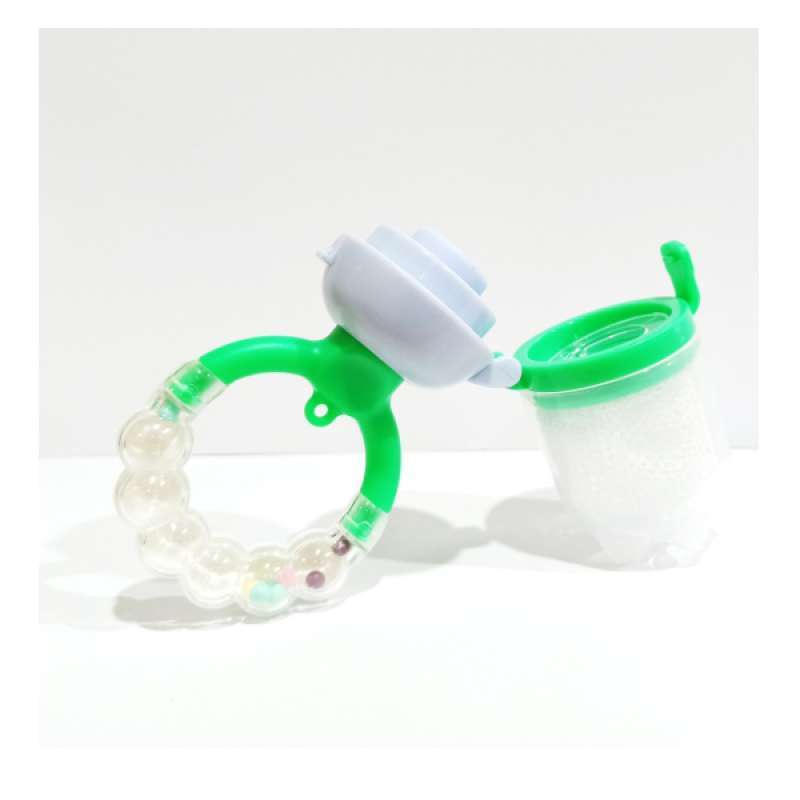 Claire's Baby Food Feeder with Rattle / Alat Latihan Makan Bayi Mandiri / Peralatan Makan Bayi (Tersedia varian warna)