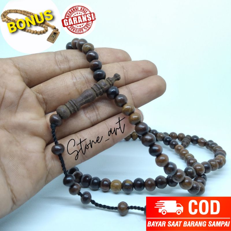 Tasbih gaharu 6mm / tasbih kayu gaharu asli