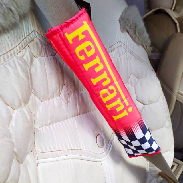 Sarung Cover Safety Belt Ferrari