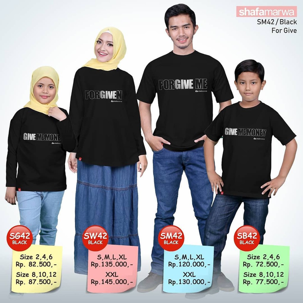 baju couple ayah ibu anak shafa marwa 42