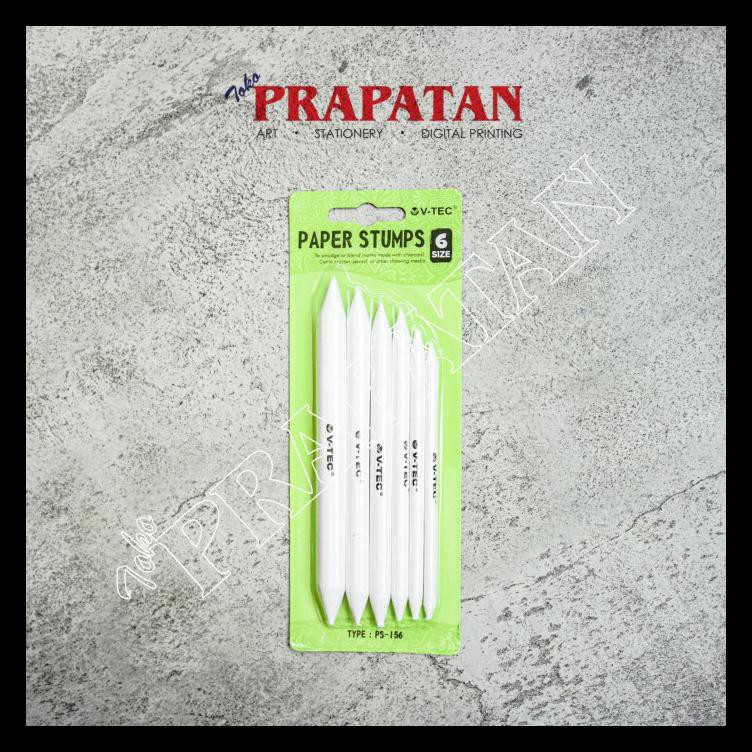 Special Price Paper Stump / Dusel / Tortilon / Paper Pencil V-Tec (Set 6 Pcs)