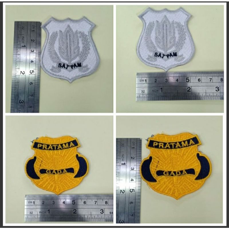 Gada pratama bordir +kewenangan satpam Pin satpam bordir Kewenangan satpam bordir