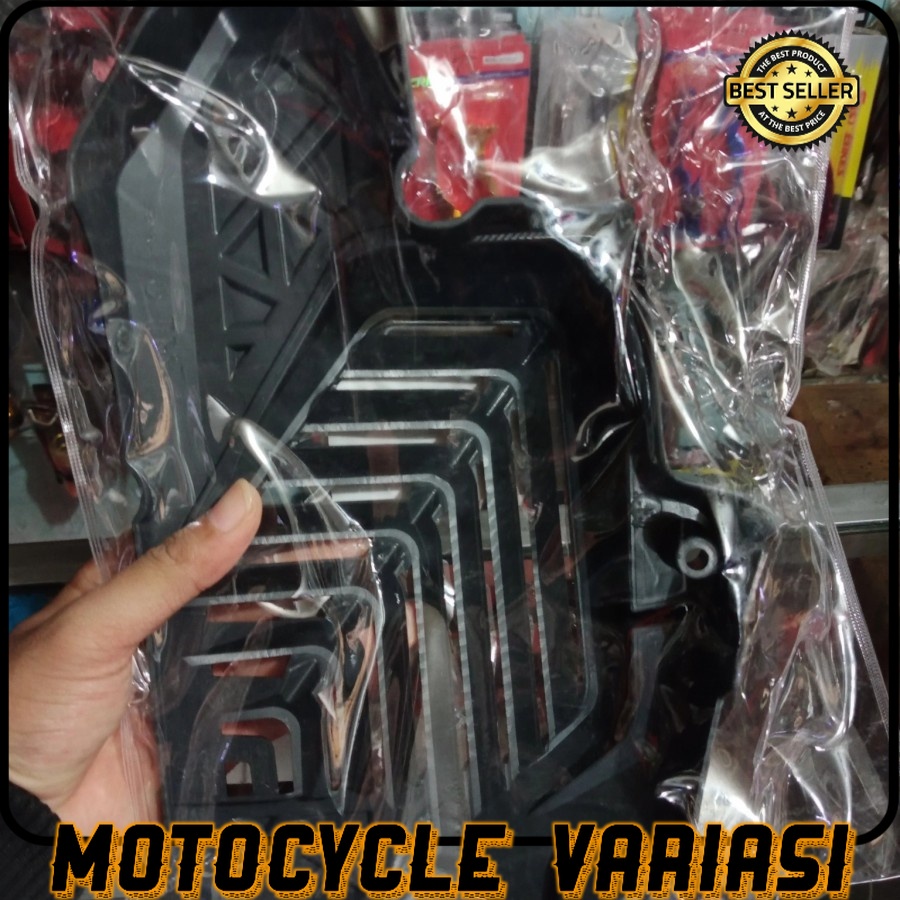 COVER TUTUP RADIATOR HONDA PCX 160 2021 CARBON