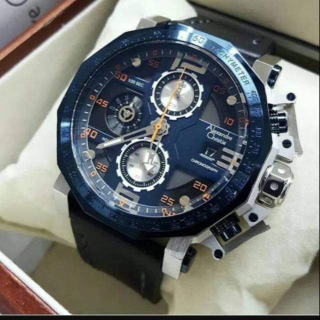 Alexandre Christie AC 6373 MC Silver Blue