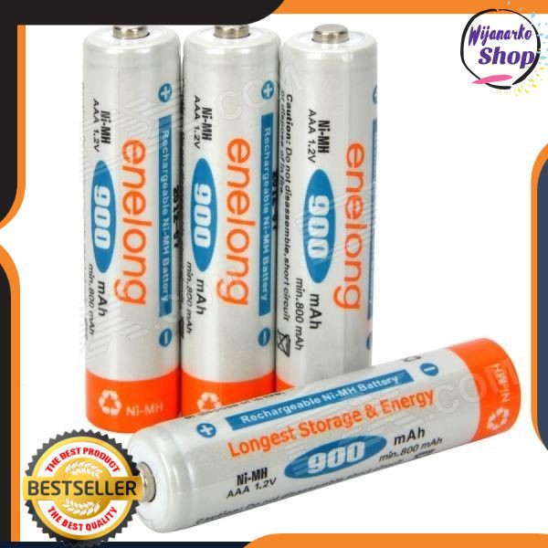 Enelong Baterai Cas Ni-Mh AAA 900mAh 4PCS - HR03 / MN2400 PRT11