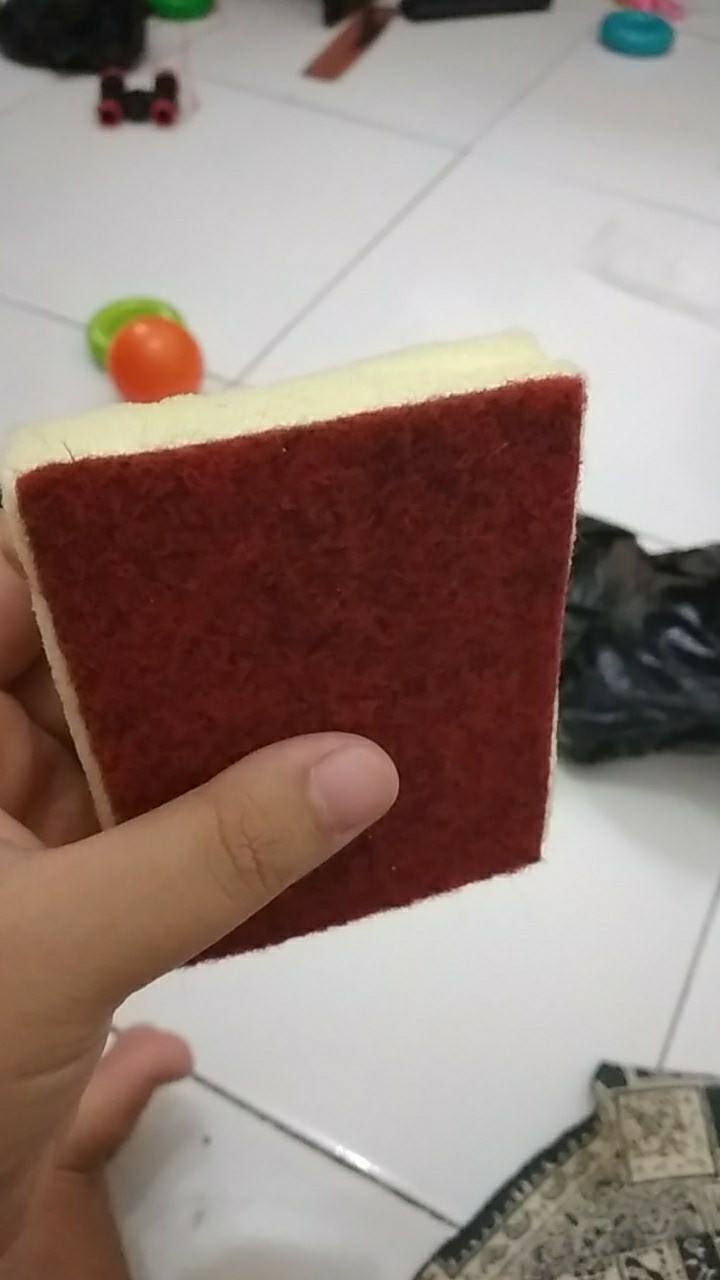 Hlokh886 Pembersih Sponge Cuci Piring 2 Sisi Spons Cuci Serbaguna Catty Spon Cuci Piring Sabut Busa