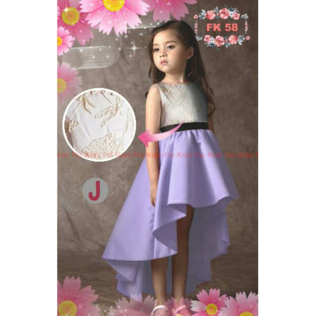 Dress anak / purple dress / dress import / fk 58 / rok anak / terusan anak / rok ungu