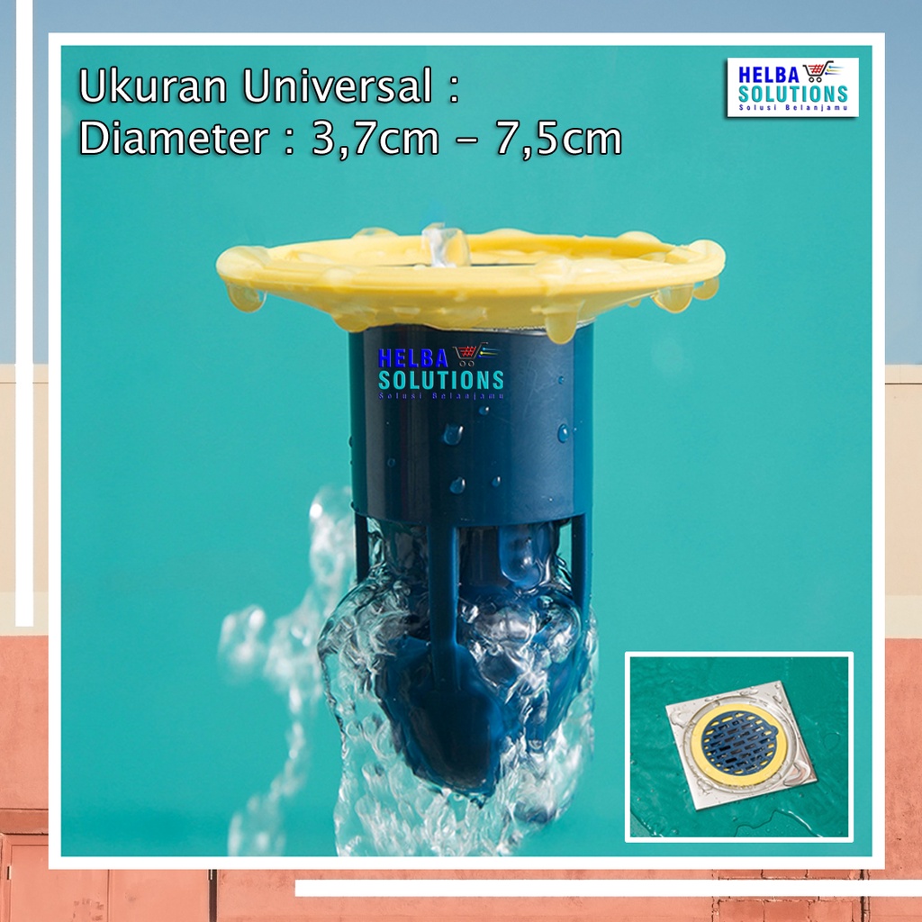 Saringan Lubang DRAINASE Kamar Mandi Floor Drain Odour Trap FILTER Saluran Lubang Air Got Saringan Pembuangan Air Pencegah Kecoa Serangga Anti Bau