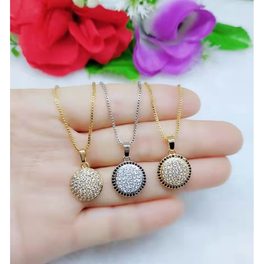 Kalung Xuping Permata Laspis Emas Perhiasan B8-11